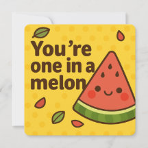 Je bent een in een meloen - Schattigee Pun Waterme