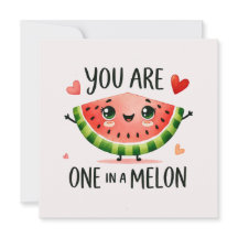 Je bent een in een meloen - Schattigee watermeloen