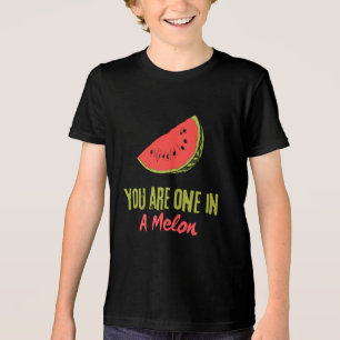 Je bent een in een meloen watermeloen fruit Tri-Blend shirt