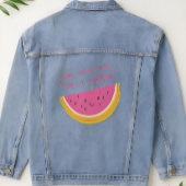 Je bent een in een Melon Denim Jacket