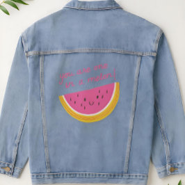 Je bent een in een Melon Denim Jacket