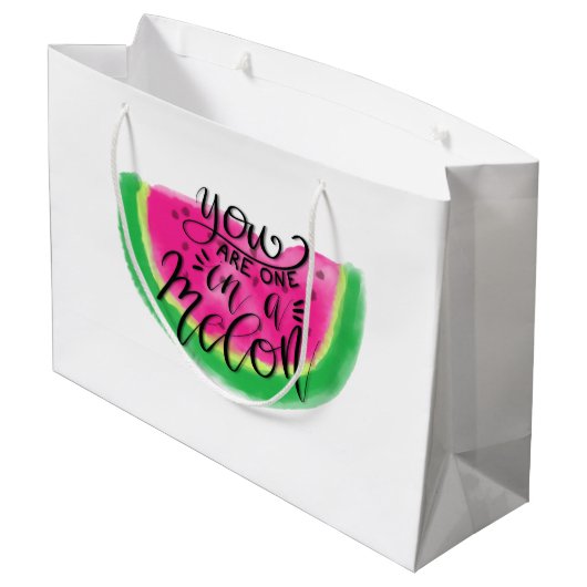 Je bent een in een Melon Groot Cadeauzakje (Achterkant Gekanteld)