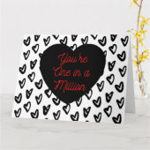 JE BENT EEN IN EEN MILJOEN KAART (Gele Bloem)