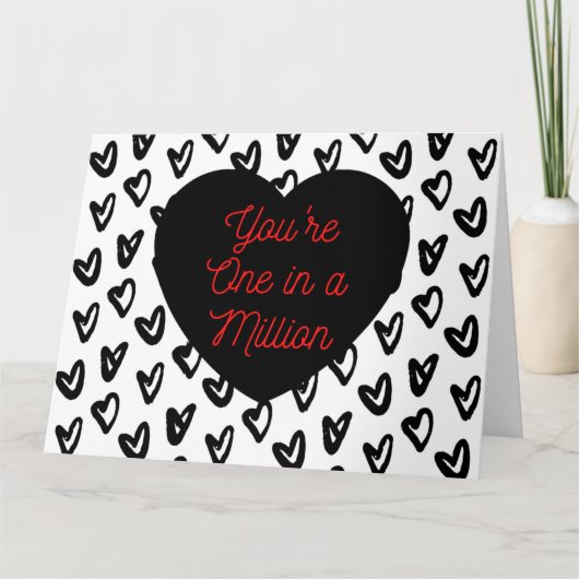 JE BENT EEN IN EEN MILJOEN KAART (Voorkant)