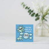 Je bent een in een myeline - Neuroscience Vierkante Visitekaartje (Staand voorkant)