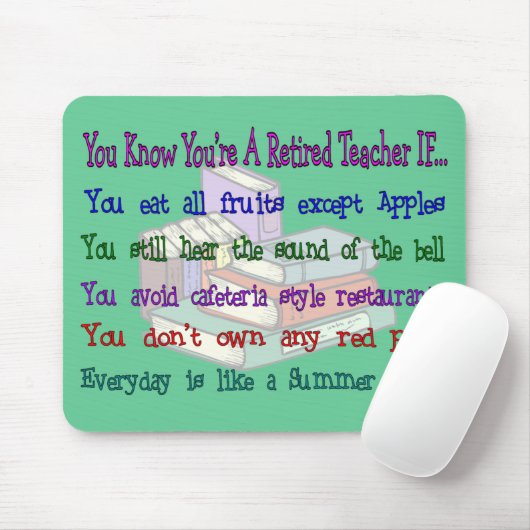 Je bent een in ruste leermeester als.. muismat (Met muis)