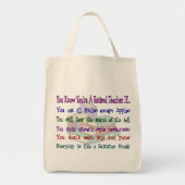 Je bent een in ruste leermeester als.. tote bag (Voorkant)