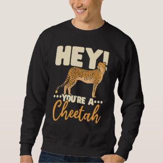 Je bent een jachtluipaard in het wild dierenverzor trui