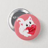 Je bent een kat ronde button 5,7 cm (Voorkant /achterkant)