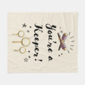 Je bent een keeper fleece deken (Voorkant (Horizontaal))