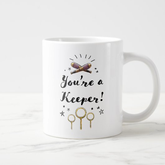 Je bent een keeper grote koffiekop (Rechts)