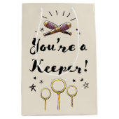 Je bent een keeper medium cadeauzakje (Voorkant)