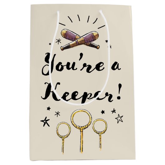 Je bent een keeper medium cadeauzakje (Voorkant)