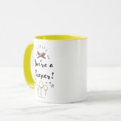 Je bent een keeper mok (Voorkant links)