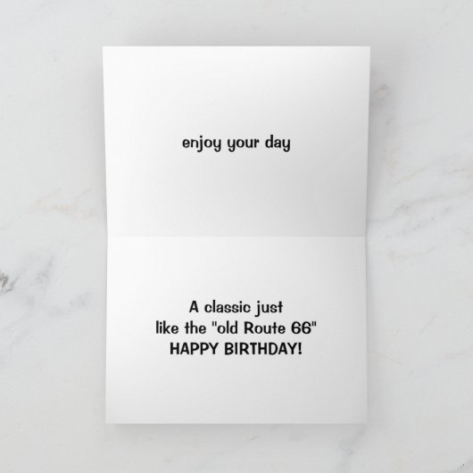 JE BENT EEN KLASSIC-NET ALS RT. 66. GEBEURTENISSEN KAART (Binnen)