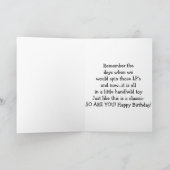 JE BENT EEN KLASSIEK ZOALS DEZE SPINING LP-BIRTHDA KAART (Binnen)