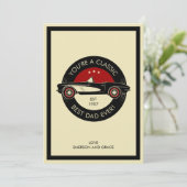 Je bent een klassieke beste pap-Vaderdag kaart (Staand voorkant)