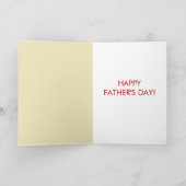 Je bent een klassieke beste pap-Vaderdag kaart (Binnen)