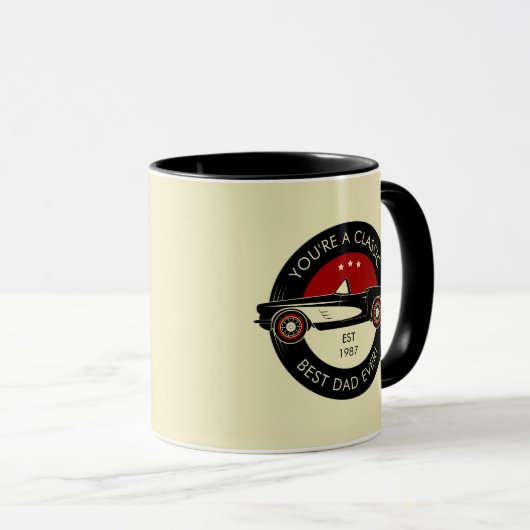 Je bent een klassieke Mok van beste vader ooit Vad (Voorkant rechts)