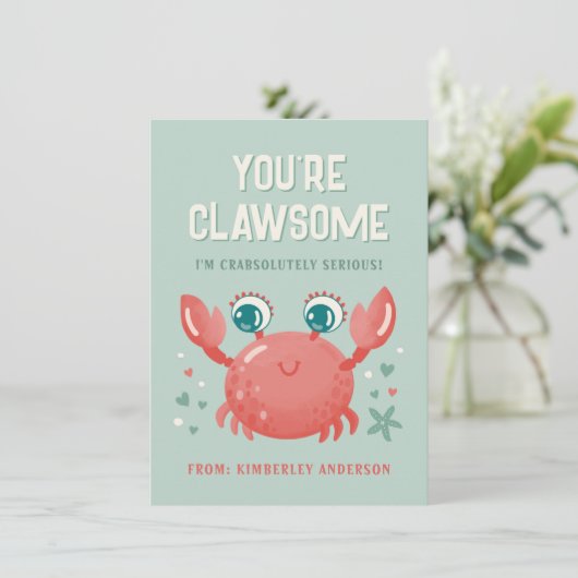 Je bent een knappe Valentijnsdag Kaart (Staand voorkant)