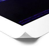 Je bent een lange weg van de Interstaat Poster (Hoek)