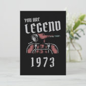 Je bent een legende oude Vespa Kaart (Staand voorkant)