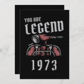 Je bent een legende oude Vespa Kaart (Voorkant / Achterkant)