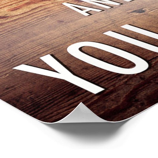 Je bent een leider poster (Hoek)