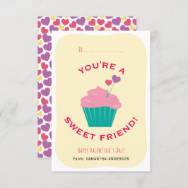 Je bent een leuke Valentijn voor Cupcake Cassroom Kaart