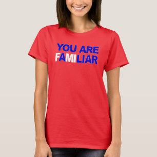 JE BENT EEN LIAR FUNNEMENT T-SHIRT
