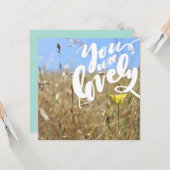 Je bent een liefdadige kaart (Voorkant / Achterkant in situ)