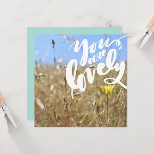 Je bent een liefdadige kaart (Voorkant / Achterkant in situ)