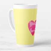 Je bent een liefhebbende gele Mok (Linkerhoek)