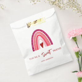 Je bent een lieve vriend Valentijn Boho Rainbow Bedankzakje