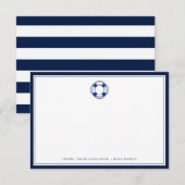 Je bent een Lifesaver | Nautical ThlecCard Notitiekaartje (Voorkant / Achterkant)