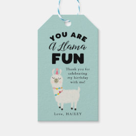 Je bent een llama Fun Birthday Party Favor Cadeaulabel