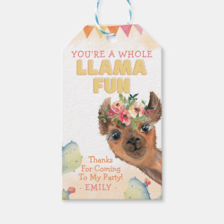 Je bent een llama Fun Birthday Party Favor Cadeaulabel