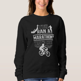 Je bent een marathon die de Cute Sports Triathlete Trui
