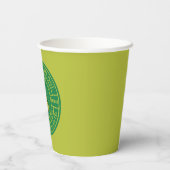 Je bent een Mean One Mister Grinch Badge Papieren Bekers (Achterkant)