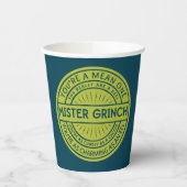 Je bent een Mean One Mister Grinch Papieren Bekers (Links)