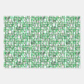 Je bent een Mean One Mr Grinch Green Pattern Inpakpapier Vel (Voorkant 2)