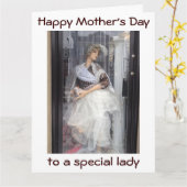 JE BENT EEN MODEL VOOR ONS ALL=HAPPY "MOEDERDAG" KAART (Gele Bloem)