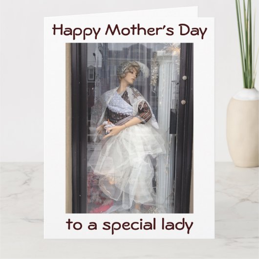 JE BENT EEN MODEL VOOR ONS ALL=HAPPY "MOEDERDAG" KAART (Voorkant)