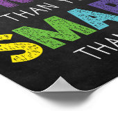 Je bent een moediger slimmere klaslokaal poster (Hoek)