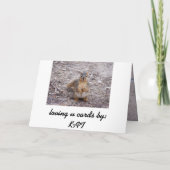 Je bent een moer kaart (Achterkant)