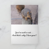 Je bent een moer kaart (Binnen)