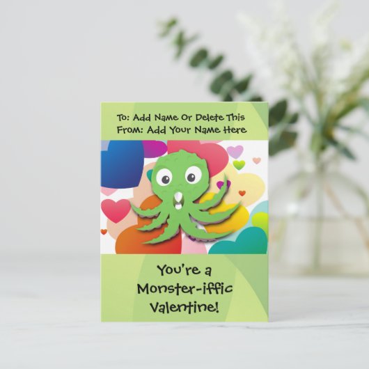 Je bent een Monster-iffic Valentijn Feestdagenkaart (Staand voorkant)