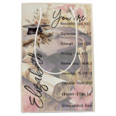 Je bent een mooi afstuderen gepersonaliseerd medium cadeauzakje (Voorkant)