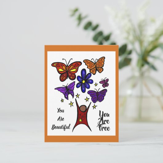 Je bent een mooi briefkaart (Staand voorkant)