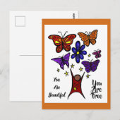 Je bent een mooi briefkaart (Voorkant / Achterkant)